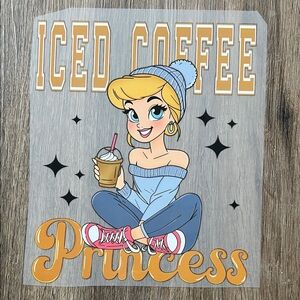 DTF Transfer Ice Coffee Princess